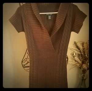 Short sleeve comfy sweater dress!